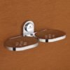 Double-soap dish