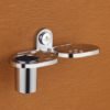Soap dish with tumbler holder