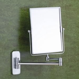 Square shaving mirror