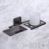 Soap dish with tumbler holder